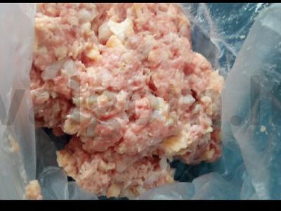 Mėsos dešrelės su sūriu „A-la čevapčiči“ Žingsnis 5