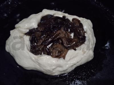 Pyragas su grybais ir kiaušiniu Žingsnis 3