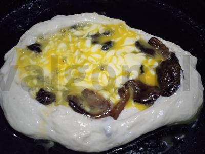 Pyragas su grybais ir kiaušiniu Žingsnis 5