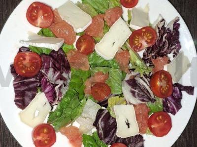 Salotas su krevetėmis ir brie sūriu Žingsnis 4