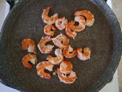 Salotas su krevetėmis ir brie sūriu Žingsnis 5