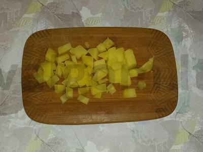 Olivje salotas su virta dešra Žingsnis 2