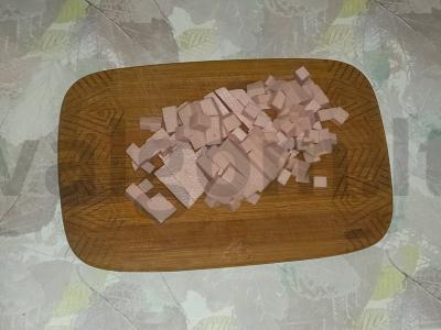 Olivje salotas su virta dešra Žingsnis 6