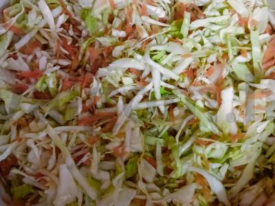 Žieminė kopūstų salota per 1 dieną Žingsnis 3