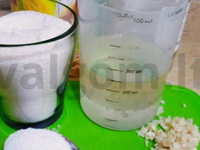 Žieminė kopūstų salota per 1 dieną Žingsnis 5