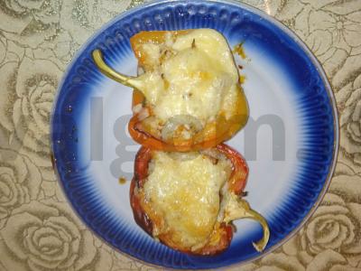 Dietinis įdarytas pipiras pagrindine nuotrauka