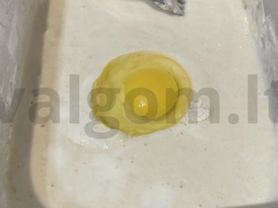 Blynai „Vaniliniai“ ant rūgpienio Žingsnis 3