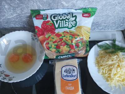 Makaronai su daržovėmis meksikietiškai Žingsnis 1