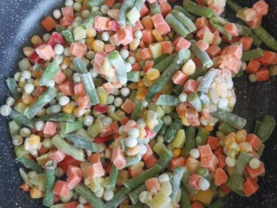 Makaronai su daržovėmis meksikietiškai Žingsnis 3