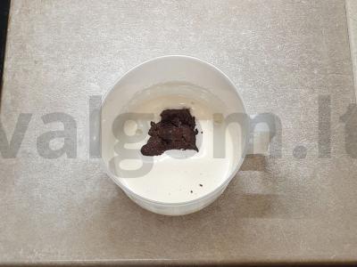 Šokoladiniai sausainiai su cukrumi iš kanų Žingsnis 4