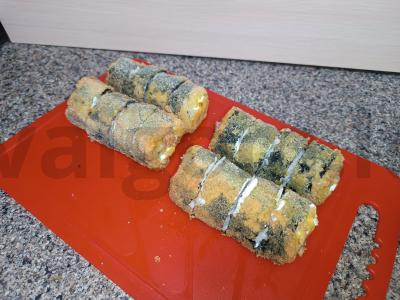 Tempura ritinėliai be kilimėlio Žingsnis 12