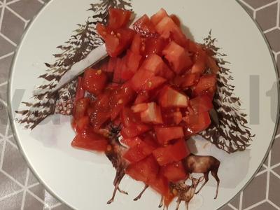 Kiaušinių skramblys su pomidorais ir sūriu Žingsnis 1