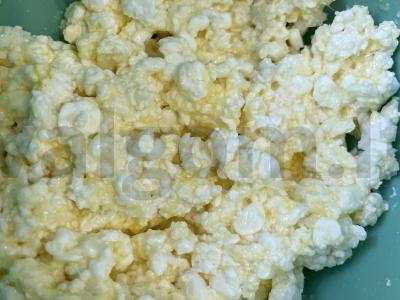 PP varškėčiai iš liesos varškės Žingsnis 3