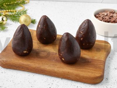 Nesaldūs „Šiškiniai“ be kepimo Žingsnis 5