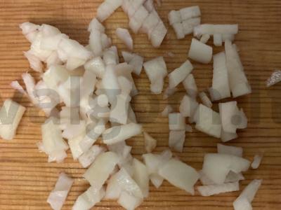 Rudens salotos su konservuotais žirneliais ir burokėliais Žingsnis 3