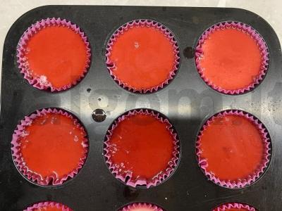 Mini sūrio pyragaičiai su braškių želė Žingsnis 9