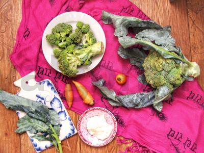 Daržovių lazanja su brokoliais ir sūriu Žingsnis 1