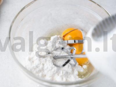 Klasikinis itališkas pyragas krustatas Žingsnis 1