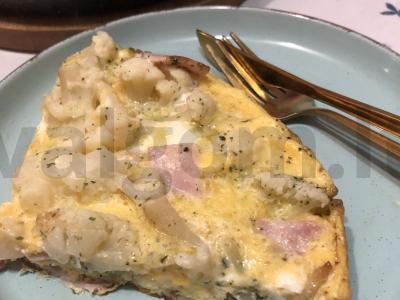 Žiedinė kopūstai su dešra ir kiaušiniais Žingsnis 10