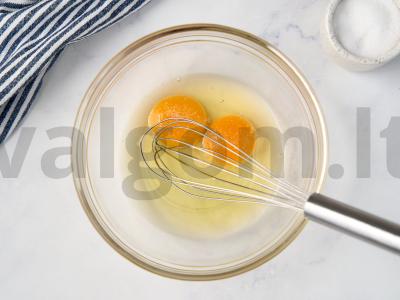 Klasikiniai brownies su kakava Žingsnis 2