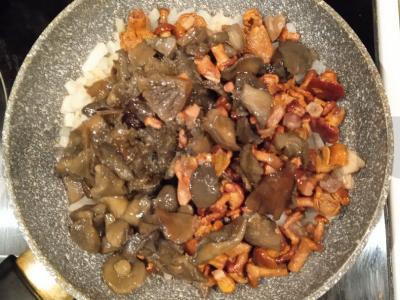 Grybų žiuljenas su grietine Žingsnis 2