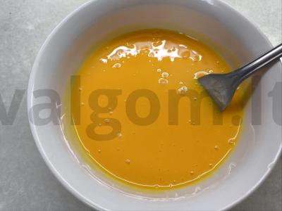 Kremas su konjaku Žingsnis 1