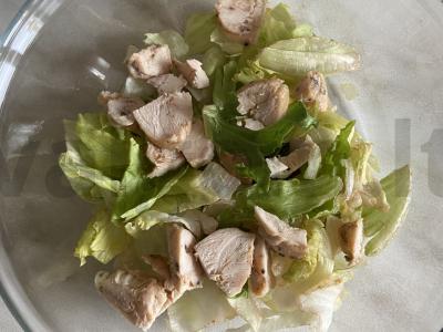 Šviežias salotas su vištiena ir figomis Žingsnis 2