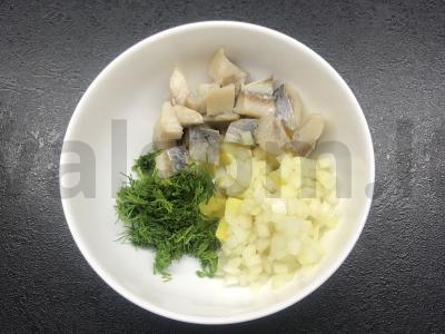 Bulvių salotos su silke Žingsnis 4