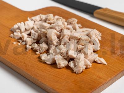 Grybai orkaitėje su vištiena ir sūriu Žingsnis 1