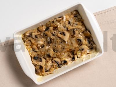 Grybai orkaitėje su vištiena ir sūriu Žingsnis 10