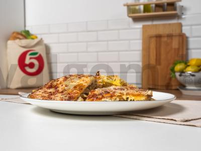 Grybai orkaitėje su vištiena ir sūriu pagrindine nuotrauka