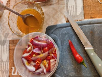 Aštrūs pomidorai užkandžiai Žingsnis 4