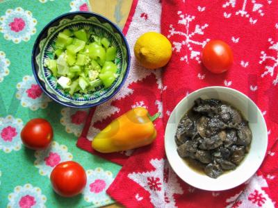 Grybų sriuba su baklažanais, citrina ir imbieru Žingsnis 2