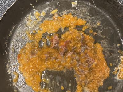 Kepta upėtakio ikra Žingsnis 3