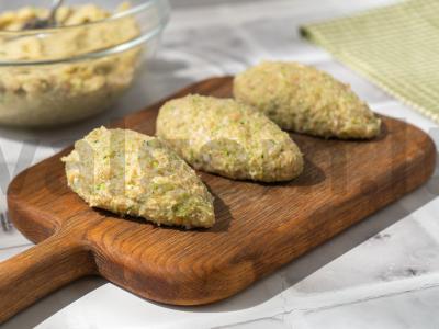 Kotletai su žiedine kopūstu ir brokoliais Žingsnis 3