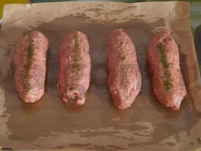 Spagečiai su keptu lyulya-kebab ir brokoliais Žingsnis 1