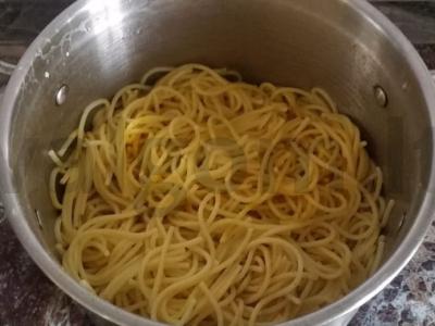 Spagečiai su keptu lyulya-kebab ir brokoliais Žingsnis 4