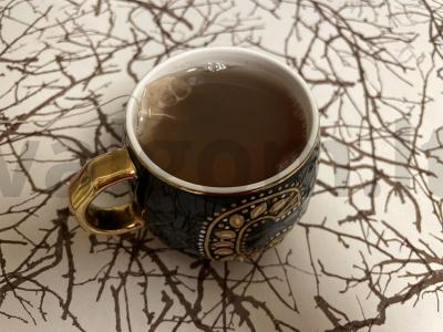 Citrusinė arbata su baziliko lapeliais, citrina ir mandarinų Žingsnis 1