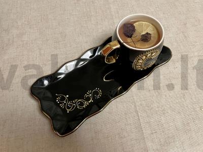 Citrusinė arbata su baziliko lapeliais, citrina ir mandarinų Žingsnis 4