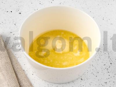 Mini blynai su kondensuotu pienu Žingsnis 1