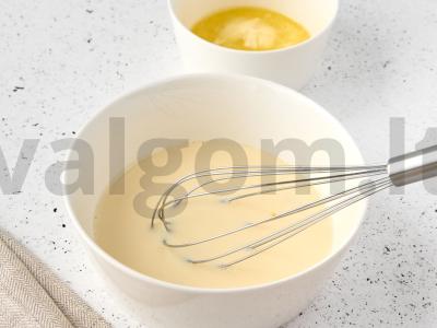 Mini blynai su kondensuotu pienu Žingsnis 2