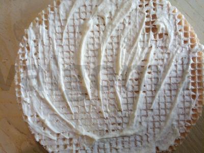 Vaflinis tortas su kremu Žingsnis 3