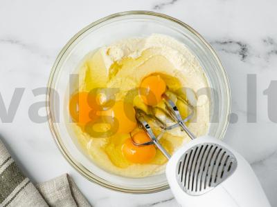 Apelsininis keksiukas su aguonomis Žingsnis 4