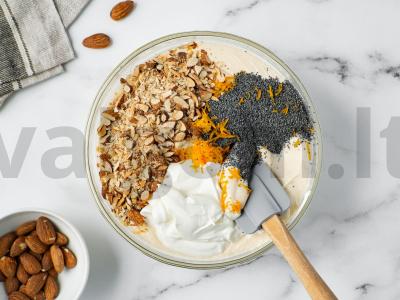 Apelsininis keksiukas su aguonomis Žingsnis 7