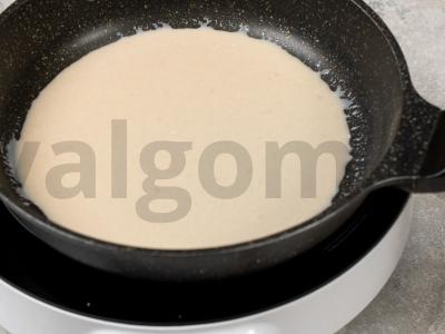 Grikių miltų blynai Žingsnis 5