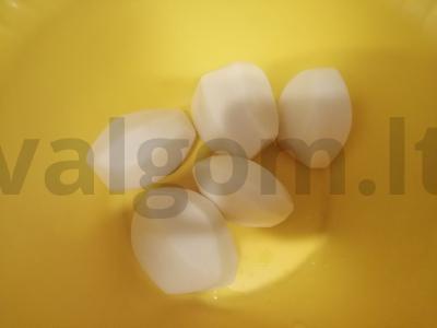 Rudens bulvių ir cukinijų dranikai Žingsnis 2