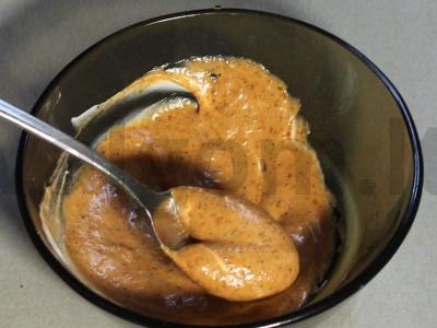 Kiaulienos šonkauliai ant anglių grietinėlės-česnako marinate Žingsnis 5