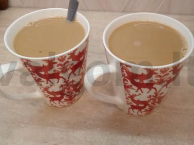 Rytinė kava su skrudinta duona Žingsnis 3