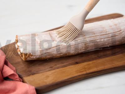 Biskvitinis ritinys su kremu Žingsnis 8