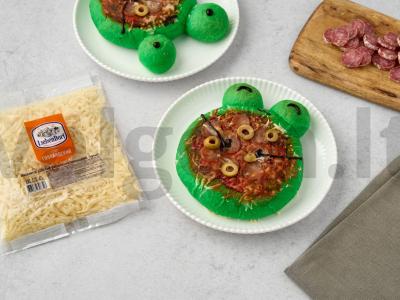 Sūrio ir pepperoni pica-žabų pagrindine nuotrauka